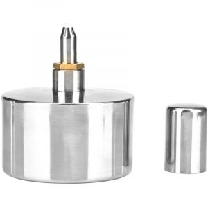 Br&ucirc;leur &agrave; alcool &eacute;paissi en acier inoxydable de 400 ml avec lampe dentaire &agrave; vis et m&egrave;che