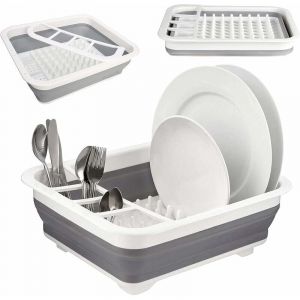 Égouttoir Pliable, Vaisselle Porte-Couverts Pliant, évier Cuisine, Camping Plastique Silicone egoutoire Vaisselle Cuisine Pliable