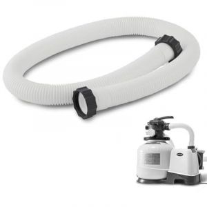 Tuyau de Piscine 38 mm, 150cm Tuyau de Rechange pour Piscine, Flexible pour Pompe de Piscine et Aspirateur, pour Pompe de Filtration pour Intex