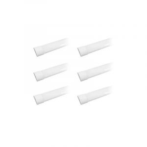 Lot de 6 Réglettes led Plates 150cm 50W 120lm/W V-tac VT-8350 - 120 ° - Blanc froid - 6500K