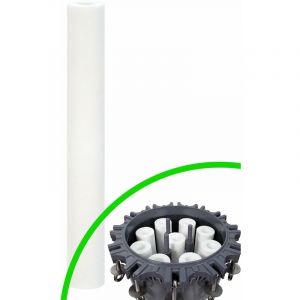 Cartouche sédiment spun pp spécial carter multi cartouche 20 pouces - 5 microns nominal - 500 mm