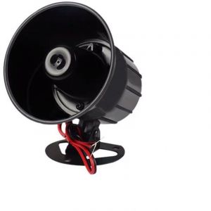 110db DC 12V Haut-Parleur de la sir&egrave;ne d'alarme, Avertisseur sonore Sir&egrave;ne d'alarme, Sir&egrave;ne d'alarme &agrave; Haut-Parleur Filaire, Klaxon de s&eacute;curit&eacute; pour