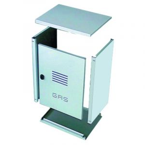 Coffret de compteur de gaz en acier inoxydable h60 l45 p24