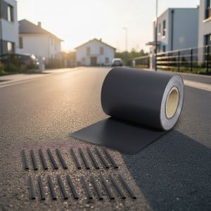 B&acirc;ton tapis de cl&ocirc;ture bande d'intimit&eacute; 35m cl&ocirc;ture pvc hauteur 19 cm feuille d'intimit&eacute; opaque - Melko