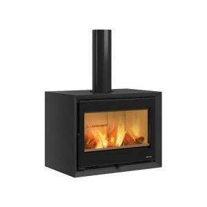 La Nordica Extraflame - 7115000-POELE a bois - dante - noir nordica - dantenoir