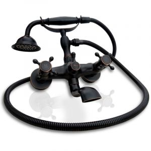 REA - robinet de baignoire retro old black douchette