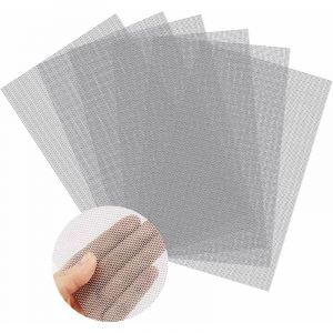 6 Pièces Grillage en Acier Inoxydable Maille Fine 1mm & 18 Maille Fine Moustiquaire Tissu en Fil d'Acier 20 30CM pour Garde de Sécurité Jardin-Fei Yu