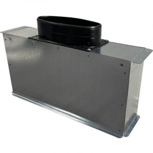 Pl&eacute;num pr&eacute;d&eacute;coup&eacute; isol&eacute; 5 faces &agrave; piquage lat&eacute;raux ou arri&egrave;re (non fournis) 300x100x200 - 160/200/160