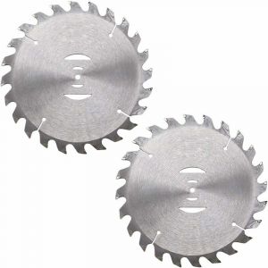 Remplacement des T&ecirc;tes de Lame, de Coupe-Herbe Tondeuse &agrave; Gazon Lames, de D&eacute;broussailleuse T&ecirc;tes, de Lame De D&eacute;sherbant（Lame de scie x 2）--