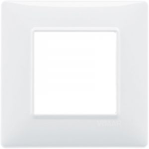 Plana plate 2 modules technopolym&Egrave;re blanc 14642.01 - Vimar
