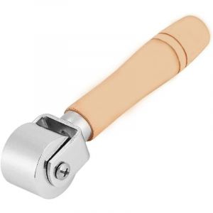 Outils Rouleau de Pression en Cuir Bords de Colle en Cuir pour Outils Rouleau de Pression de Main de Couture pour Le Collage de Chants et pour Le