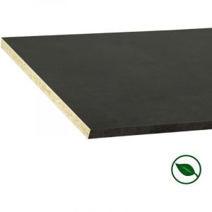 Plan de travail stratifi&eacute; CPL b&eacute;ton anthracite 2600 x 800 x 28 mm - FSC MIXTE 70%