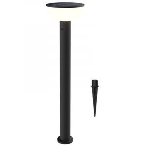 Lampe de jardin design Lawton Noir Hybride - LUX55771