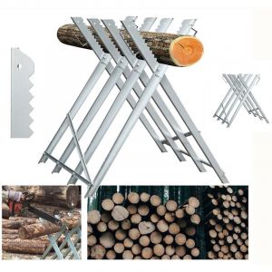 Swanew Chevalet à bûches. Chevalet de sciage. Chevalet de tronçonnage Pliable 4 Supports de train
