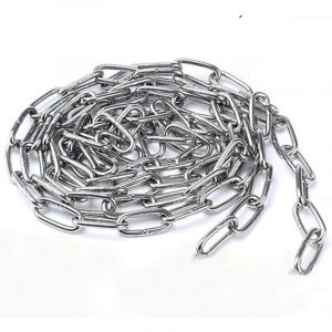 Roleader - Cha&icirc;ne en Acier Inoxydable 304 Solide et Robuste Avec Maillons Soud&eacute;s en Acier pour cl&ocirc;ture, Promenade et Cha&icirc;ne de Chien, Cha&icirc;ne De