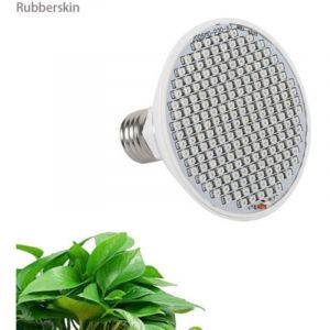Ampoule de culture led 20 w, panneau E27 haute puissance &agrave; spectre complet, 200 led pour culture hydroponique en serre, fleurs et plantes en pot pour