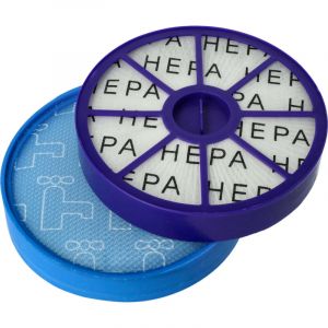 Lot de 2x filtres aspirateur, pr&eacute; et post moteur compatible avec Dyson DC19, DC20, DC21, remplacement pour 900228-01, 917819-01