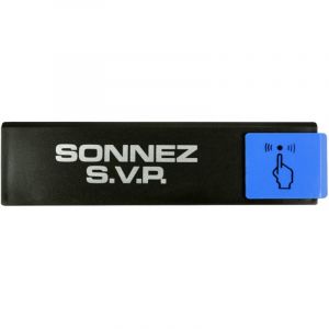 Novap - Plaque de porte Sonnez svp - Europe design 175x45mm - 4260693