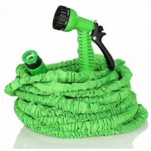 Tuyau d'arrosage flexible et extensible Tuyau d'arrosage r&eacute;tractable（7.5m）