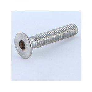 Vis métaux Inox A2 fhc tête fraisée empreinte hexagonale creuse Clé de 5 HC5 M8X40 Filetage total-100 pièces
