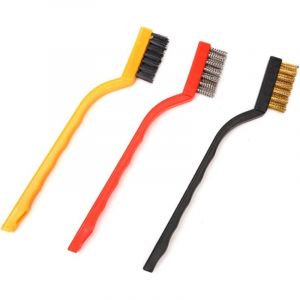 3 Pcs Mini Brosse Métallique Brosses Métalliques Brosse Acier Inoxydable Brosse de Nettoyage de Fil pour Évier Soudure Nettoyer Four Rouille