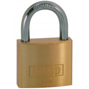 K12030 Cadenas 30 mm fermeture diff&eacute;rente or-jaune avec serrure &agrave; cl&eacute; - Kasp