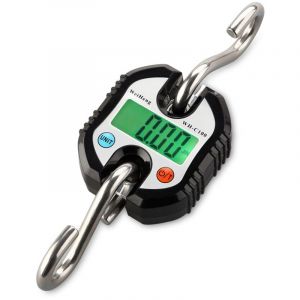 Union - Balance électronique , Pèse bagage numérique , Jusqu'à 150kg Avec Afficheur lcd et Fonction Pelage, 2 Crochets Amovibles, Pèse Bagage pour