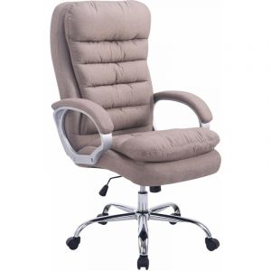 CLP - Chaire de bureau xxl Vancouver Tortora tissu