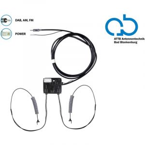 Antenne dipole AM FM prete pour DAB+ installation interieure exterieure