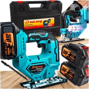 Scie sauteuse sans fil 600 W + 2 batteries 36 V 4000 mAh + chargeur