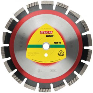 DT 350 AB Disques à tronç. Diamanté Klingspor 300 x 2,8 x 25,4 mm 18 segments 40 x 2,8 x 12 mm, Segments multiples