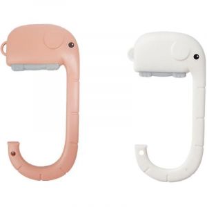 BEBUSINGOTO Crochet de sac &agrave; main pour Tables, 2 pi&egrave;ces, crochets de sac portables pour Table en plastique &eacute;l&eacute;phant bureau c&ocirc;t&eacute; sac &agrave; dos crochet