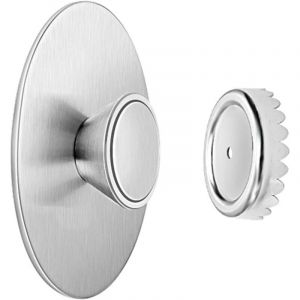 Msbd - Savon Magn&eacute;tique Porte,Porte Savon aimant&eacute;,Porte-Savon Aimant&eacute; &agrave; Ventouse,Porte-Savon Magn&eacute;tique avec Acier Inoxydable,Support Mural,pour