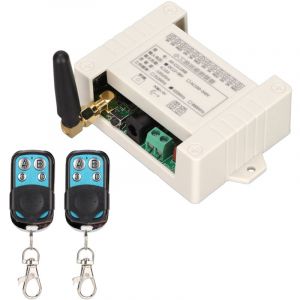 Commutateur de relais de t&eacute;l&eacute;commande 433MHz, 4 touches, apprentissage &agrave; canal unique, relais &agrave; distance sans fil
