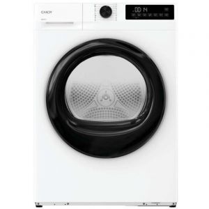 S&egrave;che-linge pompe &agrave; chaleur Candy Pro Dry 300 GD 8N2B-S 8 kg 15 programmes Blanc hublot noir