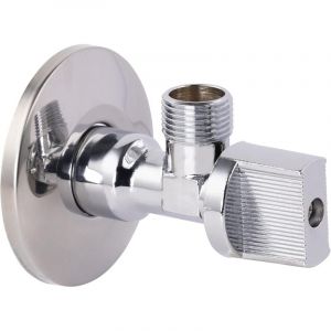 Ccykxa - 1 pcs Robinet d'arrêt équerre quart de tour mâle 15x21 - mâle 12x17