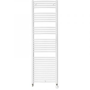 [JAMAIS UTILISE] S&egrave;che-Serviettes Eau Chaude THERMOR Corsaire Raccordements Centr&eacute;s 609W Galb&eacute; Blanc - 466191