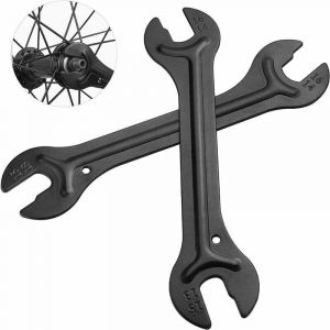 2 Pi&egrave;ces Cl&eacute; de Moyeu de V&eacute;lo, 13/14/15/16mm Cl&eacute; &agrave; C&ocirc;ne Cl&eacute; de, Cl&eacute;s &agrave; C&ocirc;ne de Bicyclette, pour R&eacute;parer Les P&eacute;dales de V&eacute;lo Et Les Moyeux de Roue,