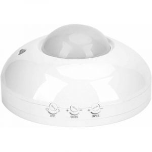 d&eacute;tecteur mouvement infrarouge, interrupteur d'ampoule de d&eacute;tecteur de capteur infrarouge de plafond de mouvement de mouvement de corps-LIAIKI