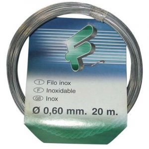 Fil Inox 0.6mm Rouleau 20m Sc - Filomat