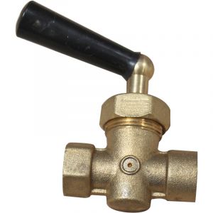 Robinet porte-manom&egrave;tre &agrave; d&eacute;compression - femelle femelle 1/4" (8/13) - Sferaco