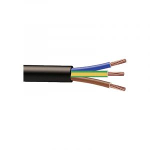 Cable souple H07RNF 3G4mm² à la coupe (minimum 10m) - Marron / Bleu / Vert-Jaune