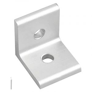Ahlsen - 10 Pièces équerre de Fixation Metal, équerre de Fixation(20 x 20 x 18mm), équerre étagère Angle 90 Degrés Equerre, Equerre Metal pour