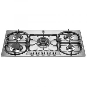 Bertazzoni La Germania P7101D9X/19 plaque Acier inoxydable Int&eacute;gr&eacute; 75 cm Gaz 5 zone(s)