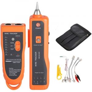 RJ11 RJ45 Cat5 Cat6 Traqueur de fil téléphonique Toner Tracer Ethernet Réseau LAN Testeur de câble Détecteur de ligne