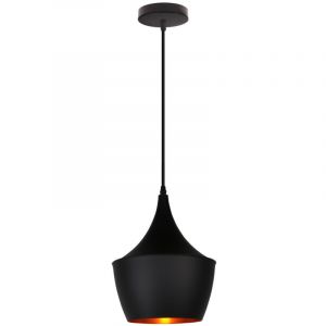 Lampe Suspendue R&eacute;tro Nordique Plafonnier Vintage E27 Suspension Luminaire Moderne Pour Couloir, Chambre &agrave; Coucher, Bureau, Caf&eacute;, Boutique, Noir 2