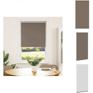 Vidaxl - Store enrouleur occultant café 75x150cm largeur du tissu 70,7cm - Store Enrouleur - Stores Enrouleurs - Store De Jour Et De Nuit - Store