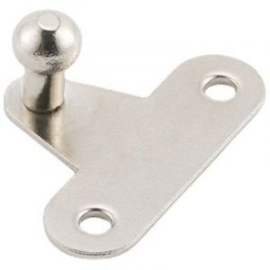 Rotule pour douille de support rotative, lève-meuble, connecteur métallique chromé, clip à dégagement rapide, porte pliante, meuble de cuisine