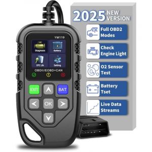 Outil de diagnostic automobile OBD2, lecteur de codes, diagnostic de panne moteur, test de batterie, capteur d'O2, 13 langues, pour véhicules après