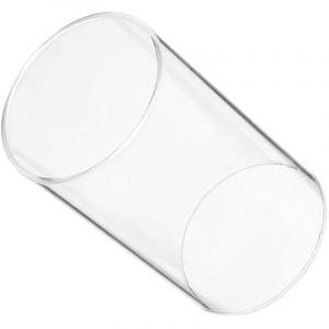 Abat-jour pour bougie, lustre, support en verre transparent, lampe, bougie chauffe-plat pour bougies piliers, abat-jour à extrémité ouverte,